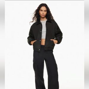 aritzia coaches jacket short